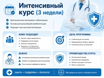 Реабилитация за 21 день в Шумихе