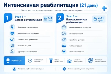 Реабилитация за 21 день в Шумихе